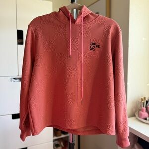 NWT Beautiful Women's Peach Hoodie Sweatshirt Size Medium